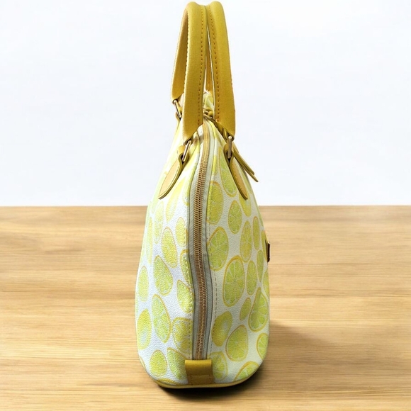 Dooney & Bourke Lemon Print Zip Satchel - Picture 4 of 16
